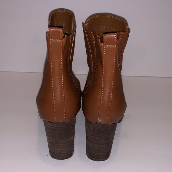 Call It Spring Brown Ankle Booties Size 11 - Picture 7 of 9